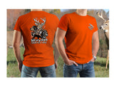 Men's Backwoods Country Life Three Dogs and Deer T-Shirt