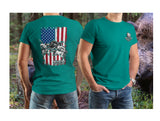 Men's Backwoods Country Life American Flag Boar T-Shirt