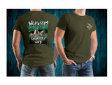 Men's Backwoods Country Life Dogs Tracking T-Shirt
