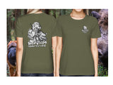 Women's Backwoods Country Life Two Dogs and Boar T-Shirt
