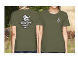 Women's Backwoods Country Life Boar with Barbed Wire T-Shirt