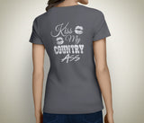Women's Kiss My Country Ass T-Shirt